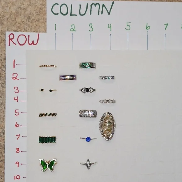 Size 6.5 Entire Collection of Elegant Silver and Green Jewelry Set - Picture 4 of 12